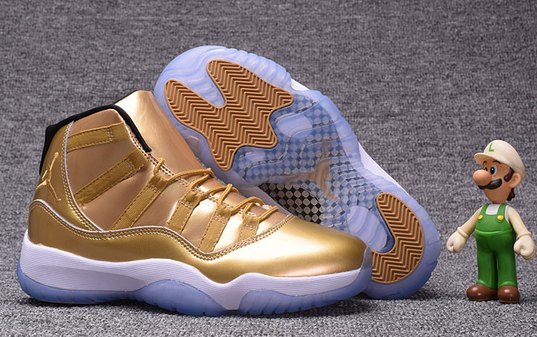 Air Jordan 11 Retro All Gold Shoes